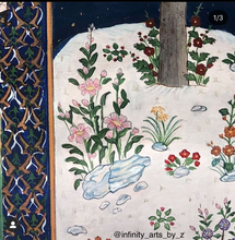 Load image into Gallery viewer, 07. Learn to Develop, Paint &amp; Render a Full, Colourful Garden in Persian Miniature Style.