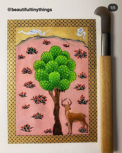 07 - Trees & Leaves: A Beginners Guide to Painting Flora in Persian Miniature Style.